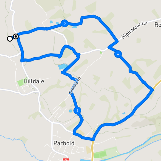 Hunter's Hill Race Course Map